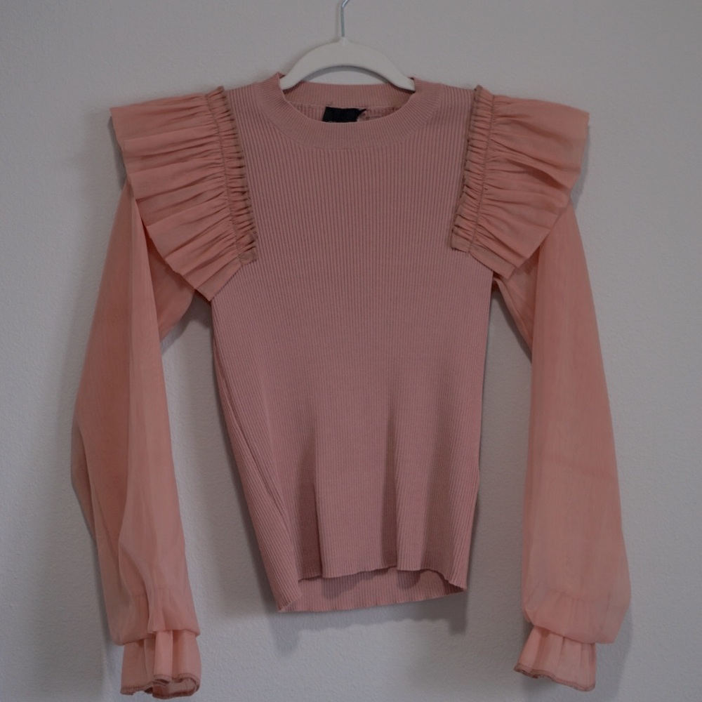 Pink blouse